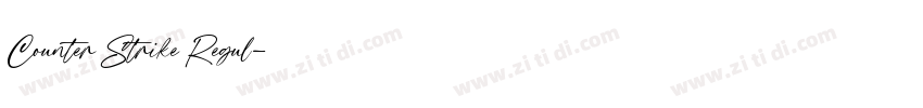 Counter Strike Regul字体转换 Counter Strike Regul字体转换